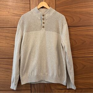 Club Room Men's Button Mock Neck Sweater - Sz 2X (fits like XL)